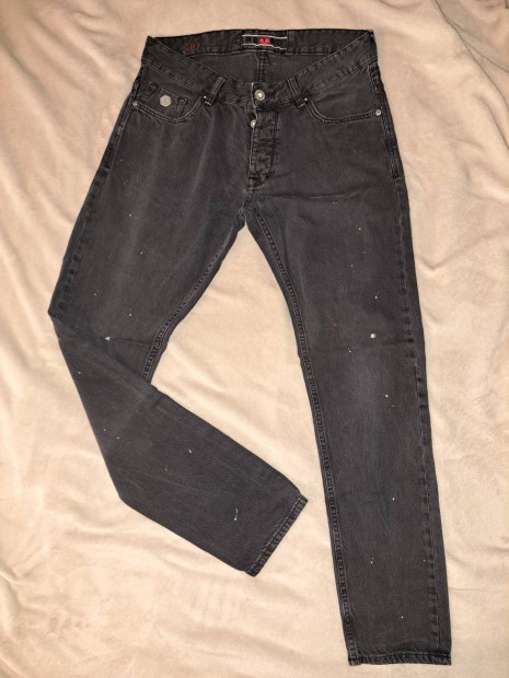 Retro jeans frfi fekete farmer 30-as