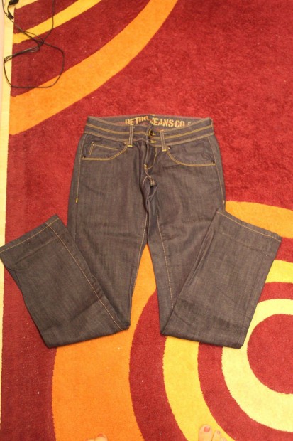 Retro jeans noi farmer, Uj, erosebb farmer anyag, 26/32