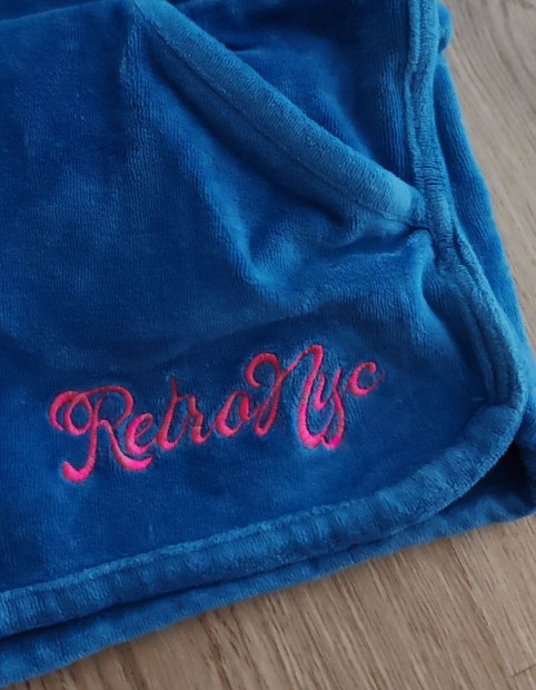 Retro jeans plüss női short