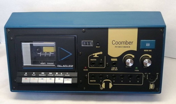 Retro kazetts magn. Coomber 393 recorder, Made in UK
