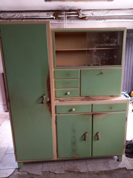 Retro konyhabútor konyhaszekrény tálaló szekrény