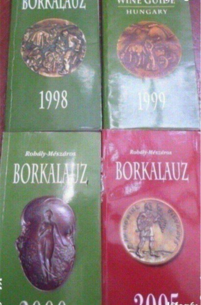 Retro knyv Borkalauz 4 db egyben