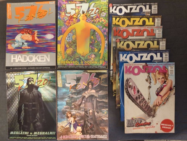 Retró konzol újságok, magazinok (576 Konzol, Konzol)