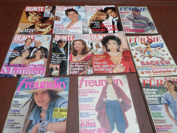 Retro német újság magazin 80-as 90-es évek