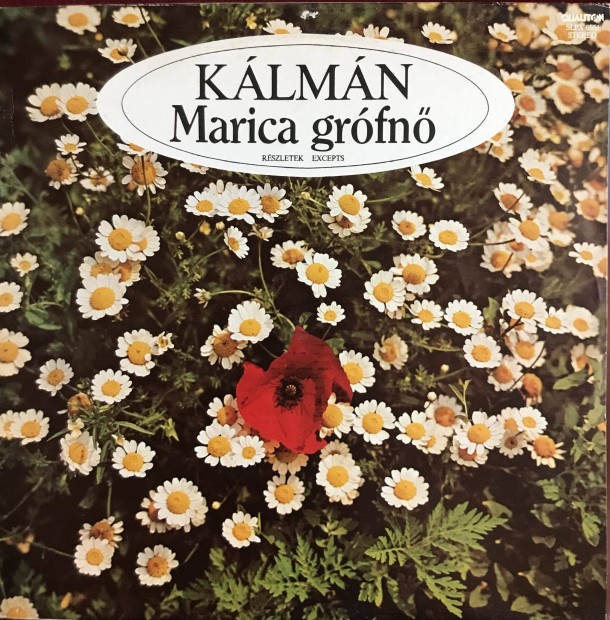 Retro operett LP lemezek