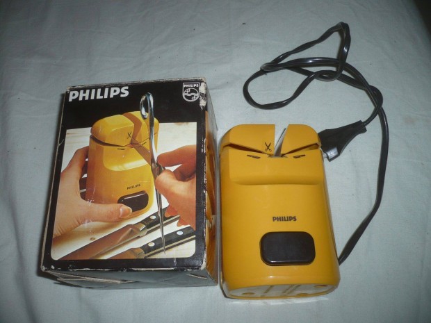 Retro philips elektromos k�s oll� �lez�