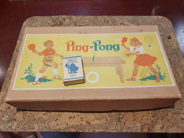 Retro ping pong jtk dobozban szocrel kdr
