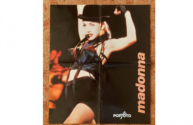 Retr poszter! Madonna / Andre Agassi - 4 oldalas nagyposzer