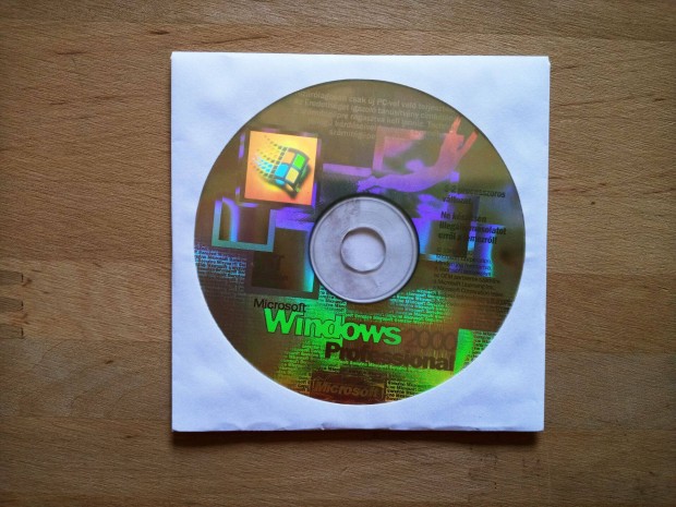 Retró program telepítő Windows 2000 Professional CD