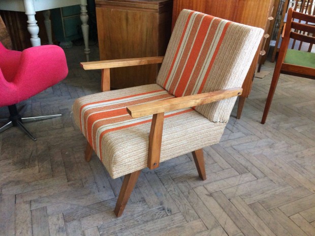 Retro rgi fakarfs mid century fotel eredeti krpittal