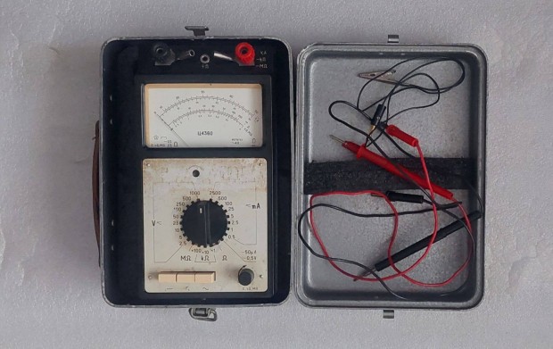 Retr rgi orosz U4360 mechanikus mszer multimter