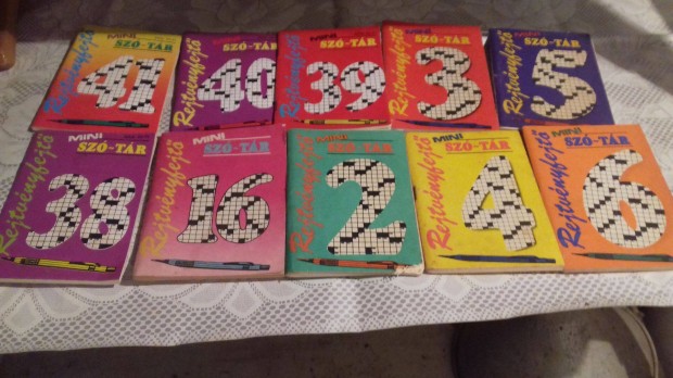 Retro rejtvényfejtő mini szótár a 70-es évekből