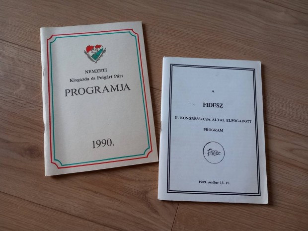 Retro rendszervlts kori fidesz kisgazda prt fzet