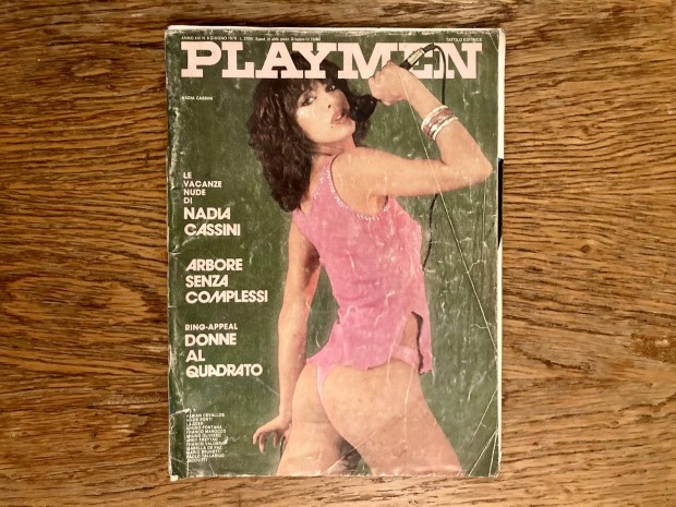 Retró ritkaság! 1979-es Playmen - olasz férfimagazin