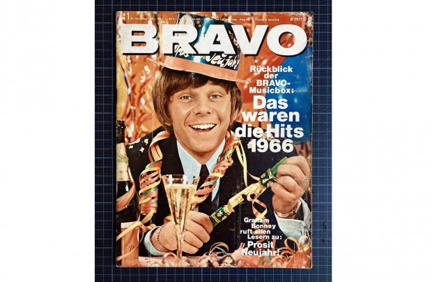 Retr ritkasg! NSZK Bravo magazin. 1966