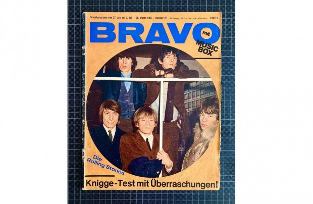 Retr ritkasg! NSZK Bravo magazinok 1965-bl