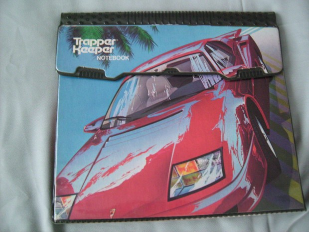 Retr ritkasg rattart mappa, Trapper Keeper Notebook.1980 USA