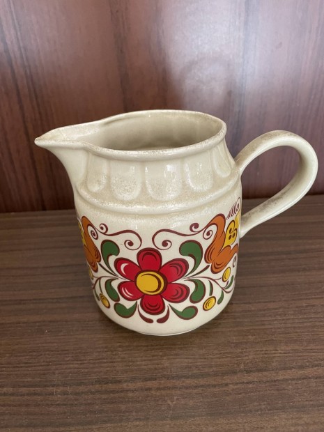 Retro sörös korsó, német, kiöntőnek is kiváló