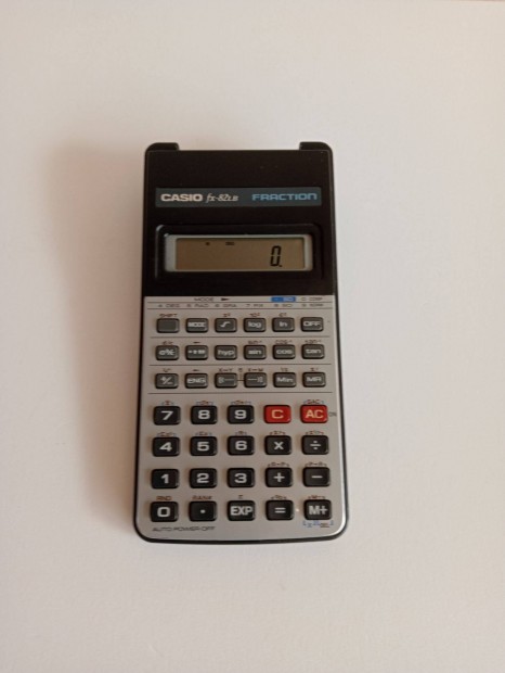 Retro szmolgp 80-as vek, Casio FX 82 LB fraction Mkdik