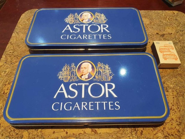 Retro szp llapot Astor plh cigaretts dobozok dohnyr trafikr