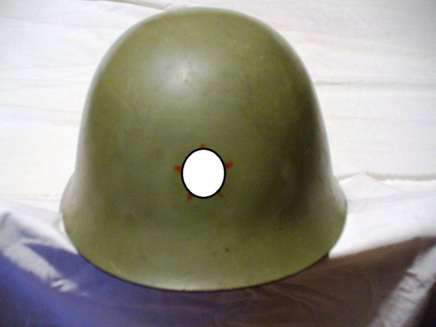 Retro szocialista Tito Jugoszláv M59 katonai rohamsisak sisak
