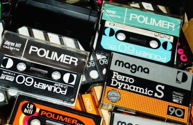 Retró tanya Polimer magnó kazetta kazetták Hifi vintage