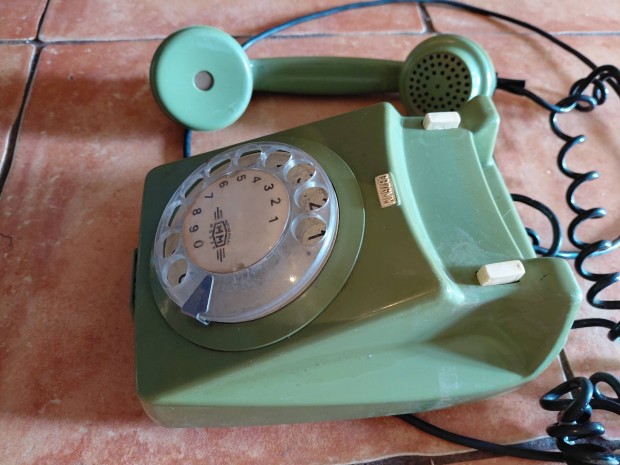 Retró tárcsázós vezetékes telefon