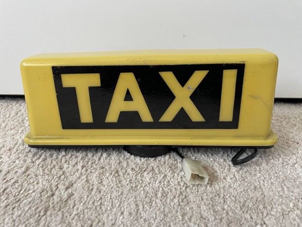 Retró taxi szabadjelző lámpa mágneses talppal