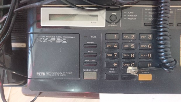 Retro telefon és fax Panasonic