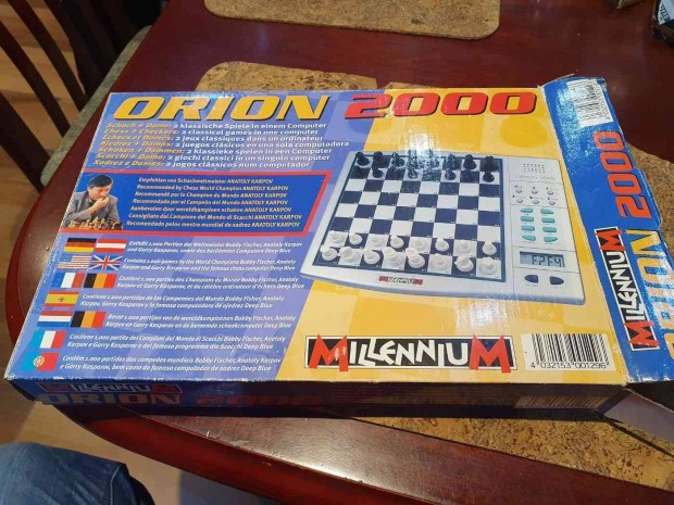 Retro újszerű Orion millennium 2000 sakkgép Karpov Kasparov
