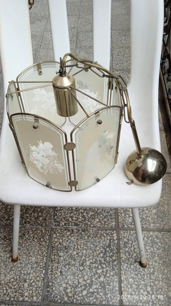 Retro �veglapos arany sz�n� f�m mennyezeti l�mpa hib�tlanul