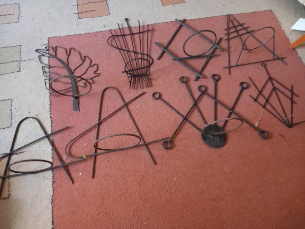Retro vas fali virágtartó akasztó