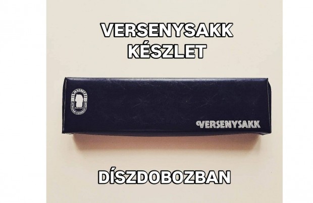 Retr/vintage versenysakk kszlet dszdobozban