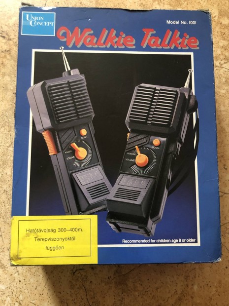 Retro walkie talkie dobozban