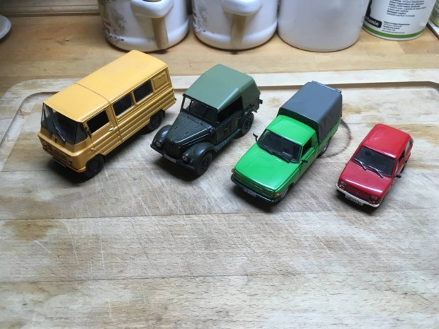 Retroautk 1/43 Gaz Wartburg Trans Zuk Polski Fiat 126