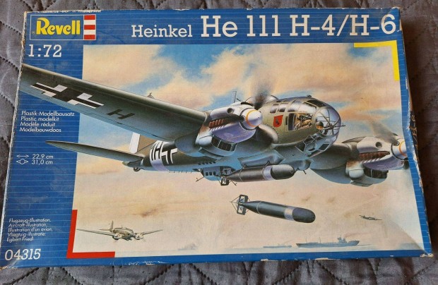 Revell 1:72 HE-111 modell, makett, csere is rdekel