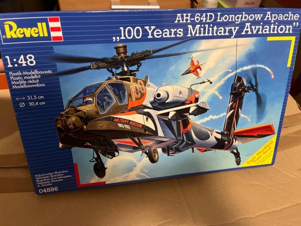 Revell AH-64D Longbow Apache 100 Years Military Aviation makett 1:48