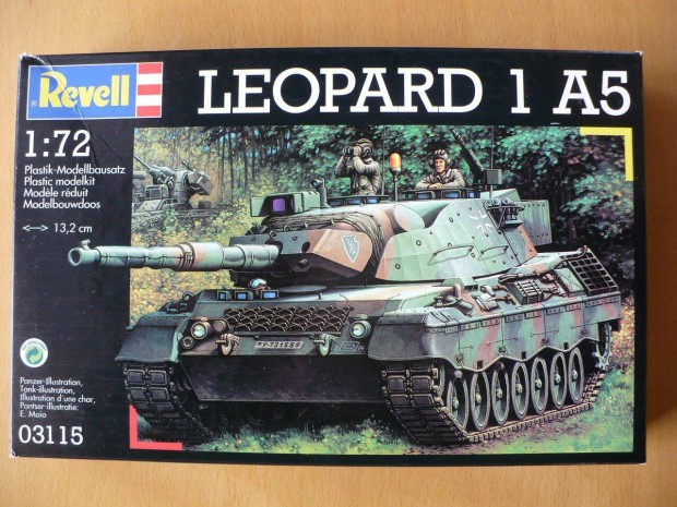 Revell Leopard tank 1:72 makett modell