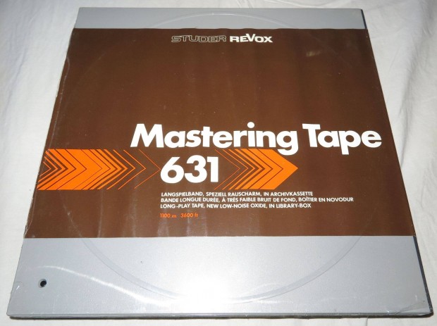 Revox Mastering Tape 631 - 26,5cm-es bontalan orss szalag