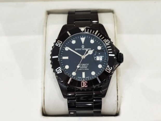 Revue Thommen Diver XL 42 automatic fekete kermia jszer bvr ra