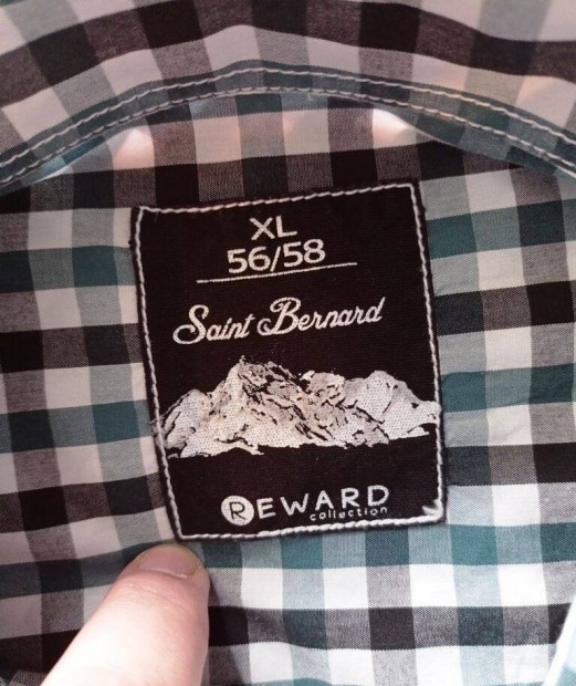 Reward, Saint Bernard Collection, German, Mens, Checkered Shirt eladó!