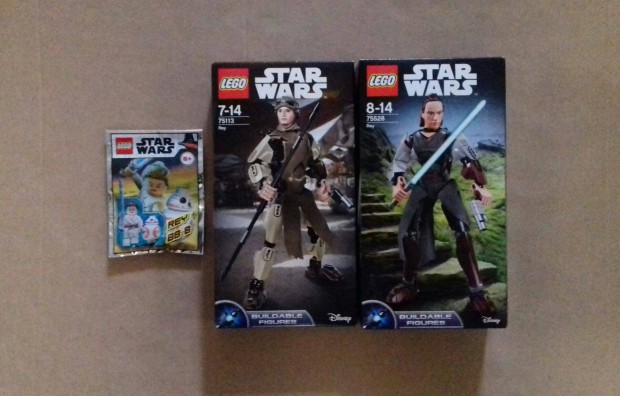 Rey: bontatlan Star Wars LEGO 75113 75528 + Rey & BB-8 minifigura Fox