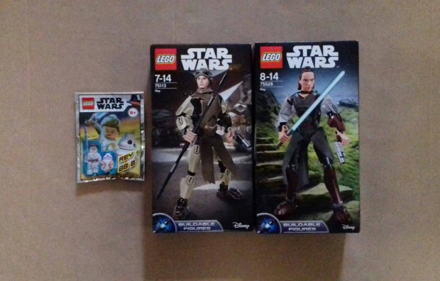 Rey: bontatlan Star Wars LEGO 75113 + 75528 + Rey + BB-8 minifigura ut