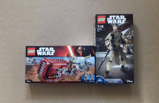 Rey: bontatlan Star Wars LEGO 75113 pthet + 75099 Rey siklja Foxr