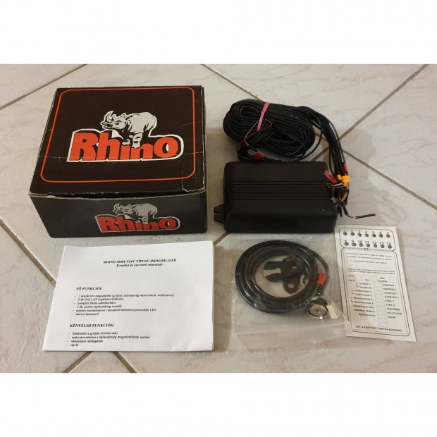 Rhino 3000I-T 24V!!! 3 pontos transzponderes immobiliser elad