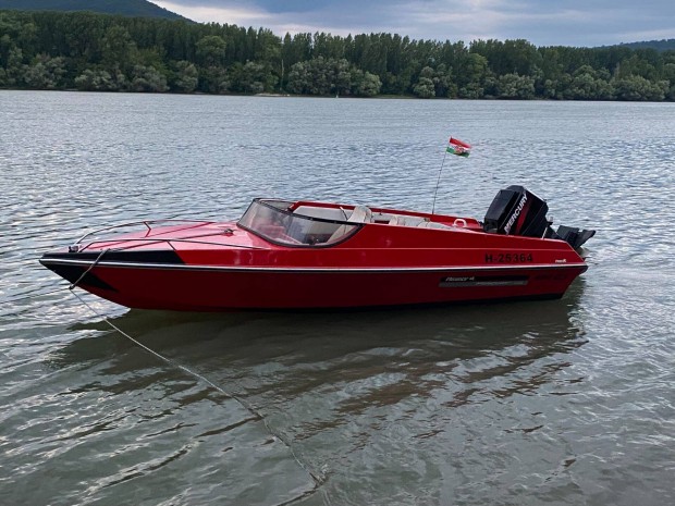 Riamar 480 Mercury 60 + Rendszámos Utánfutó