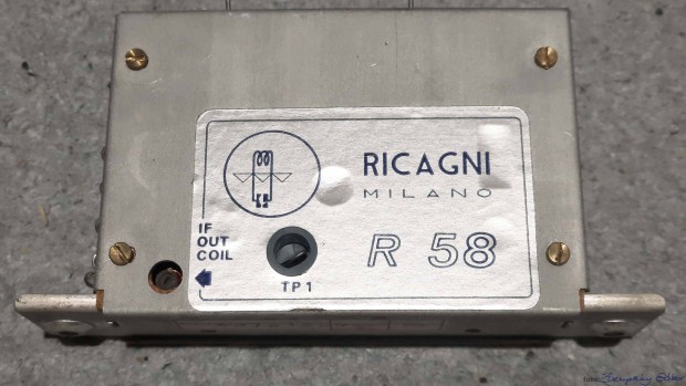 Ricagni TV bemen fokozat, tuner, R 58 feljt restaurtorok szmra,