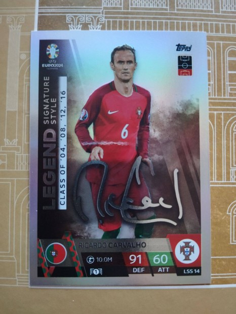 Ricardo Carvalho (Portuglia) Legend Signature Style Euro 2024 krtya
