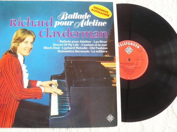 Richard Clayderman - Ballade Pour Adeline LP 1977