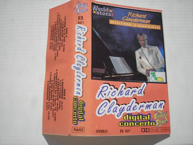 Richard Clayderman - Digital Concerto , gyri msoros kazetta